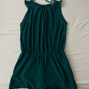 Halter neck romper